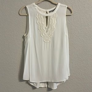 Lace detail top